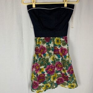 Velvet torch strapless dress